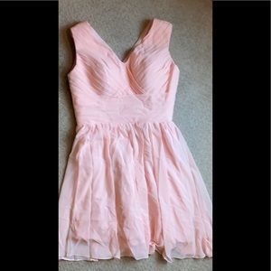 Tank bridesmaid dress
